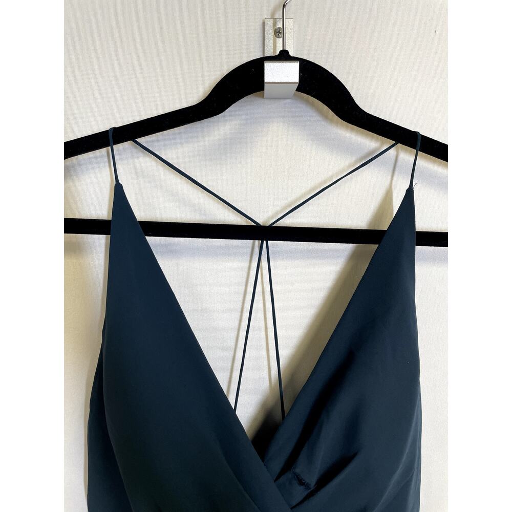 JENNY YOO COLLECTION Navy Blue Farrah Bridesmaids Gown Dress Fully Lined Size 10 - Picture 3 of 12